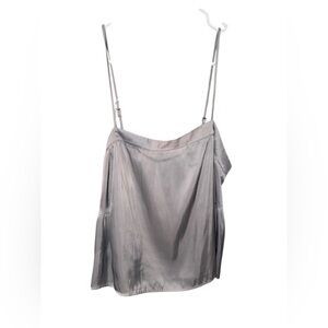 House of Harlow 1960 Silver Satin Tank Top and Matching Pants